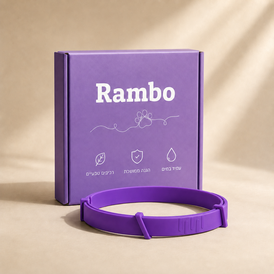 קולר טבעי לחתולים Rambo